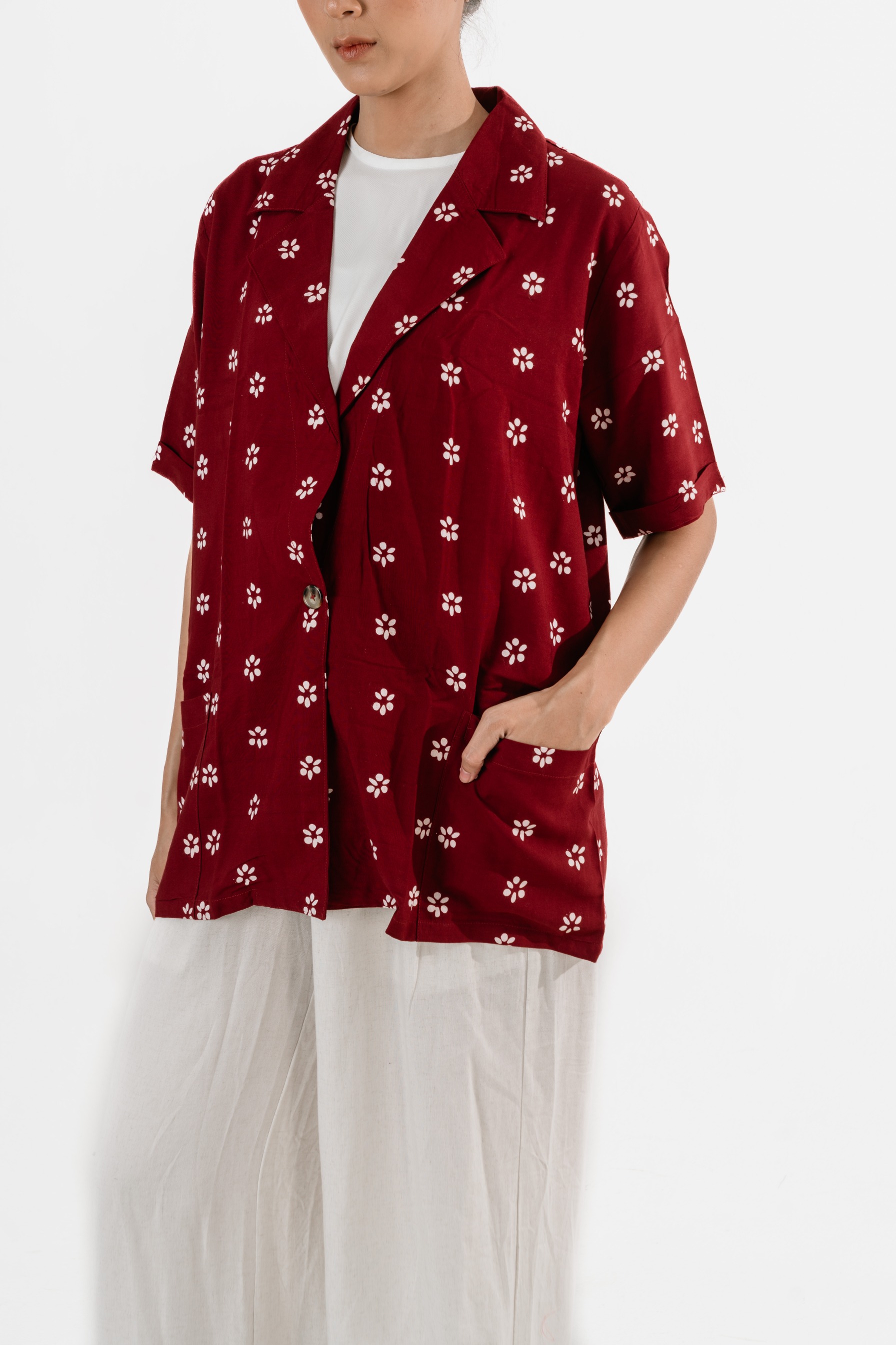 Dama Kara Kinasih Button Top