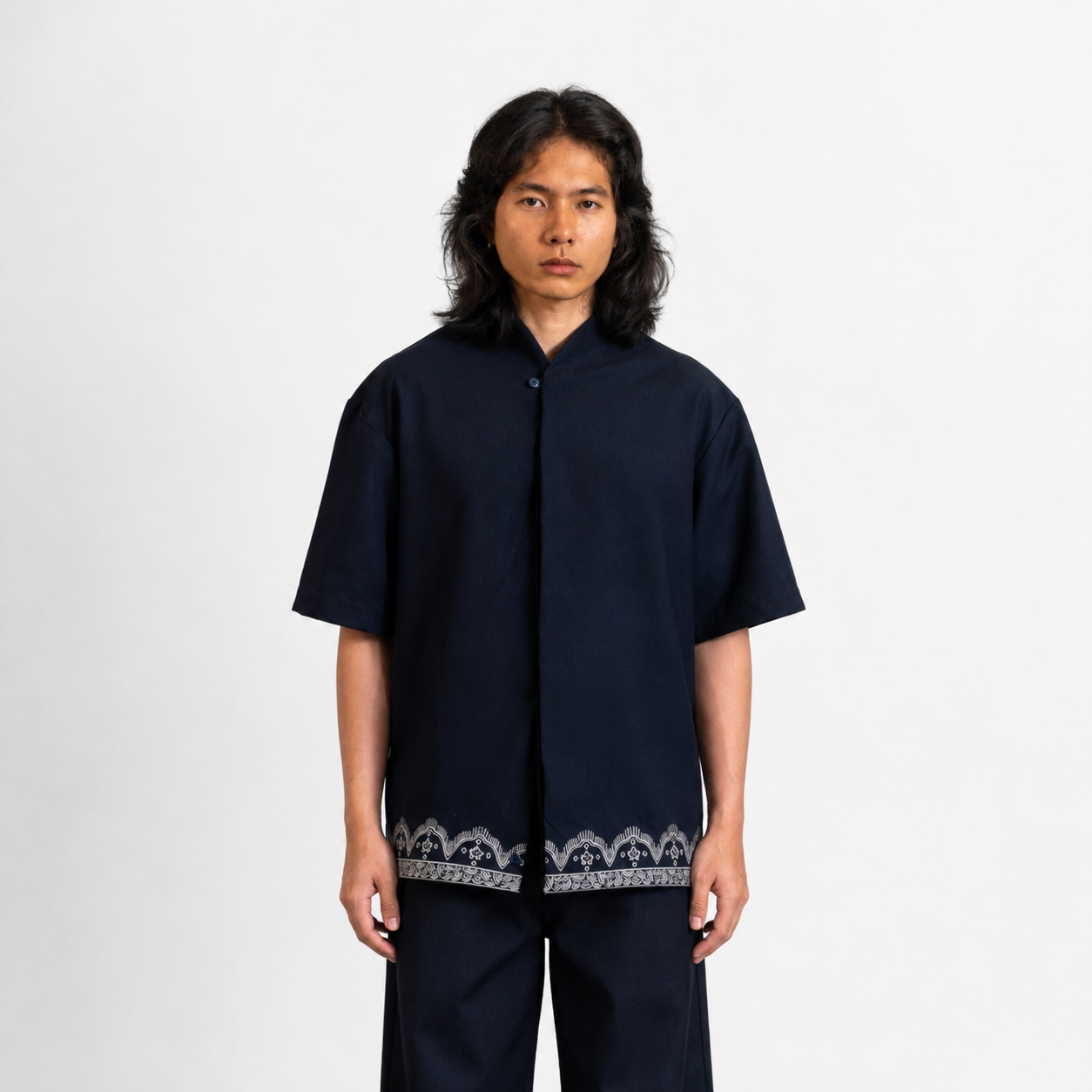 Dama Kara Arunika Embroidery Men Shirt
