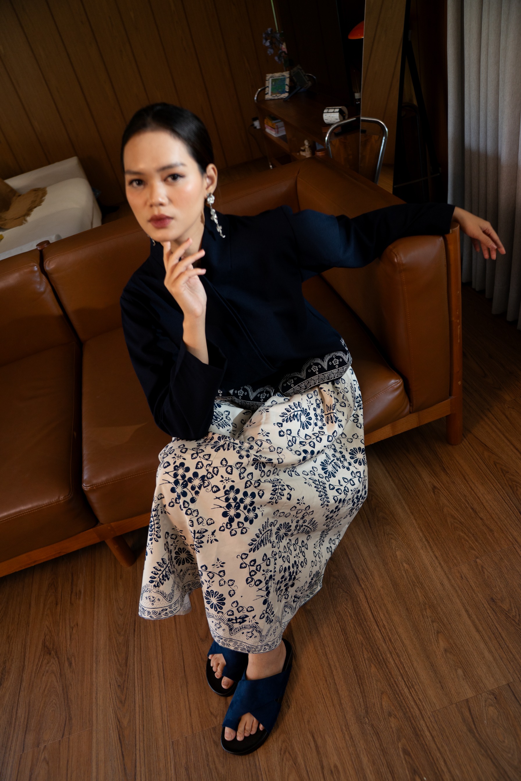 Dama Kara Arunika Panel Skirt