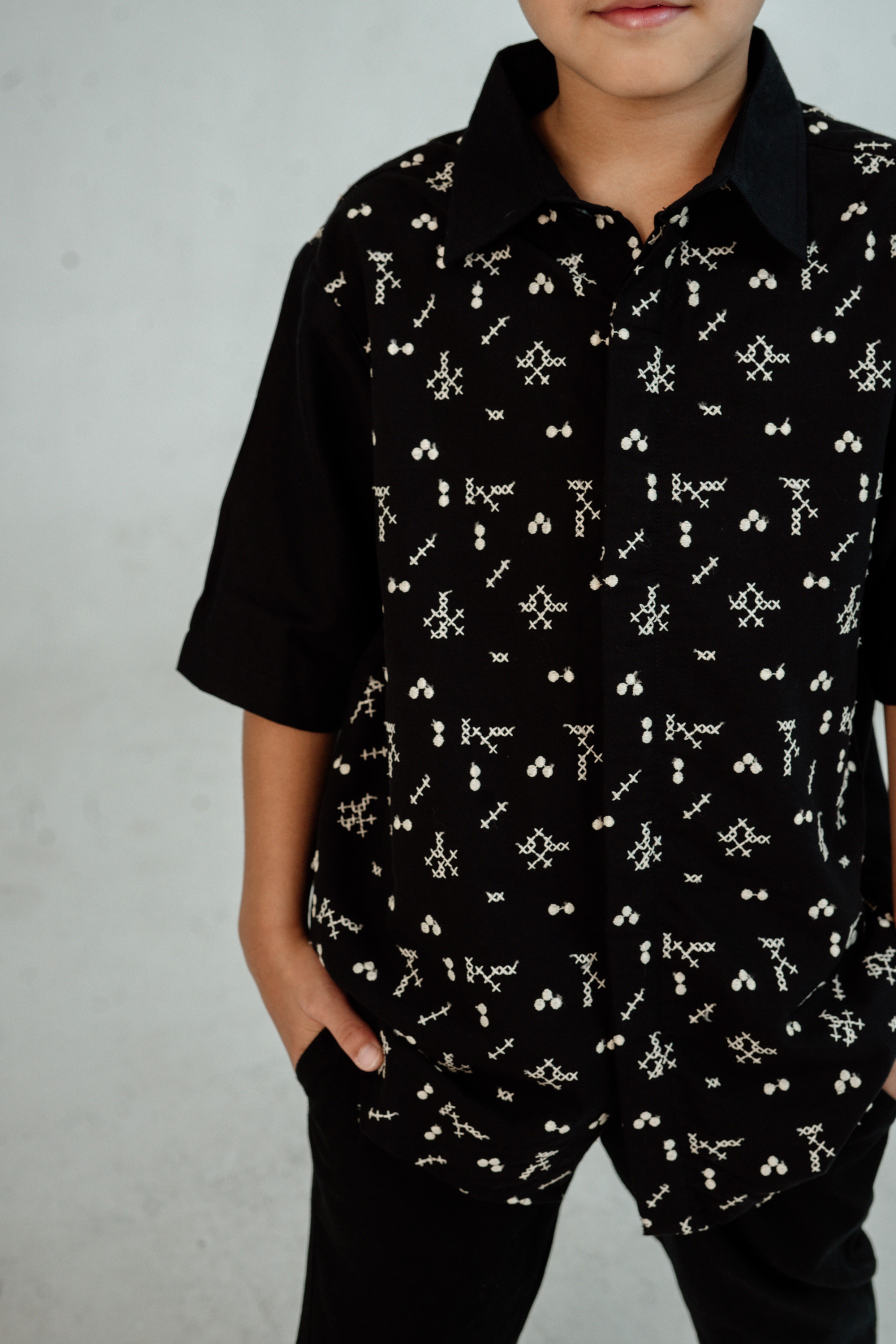 Dama Kara Kusuma Shirt Shortsleeve Kids