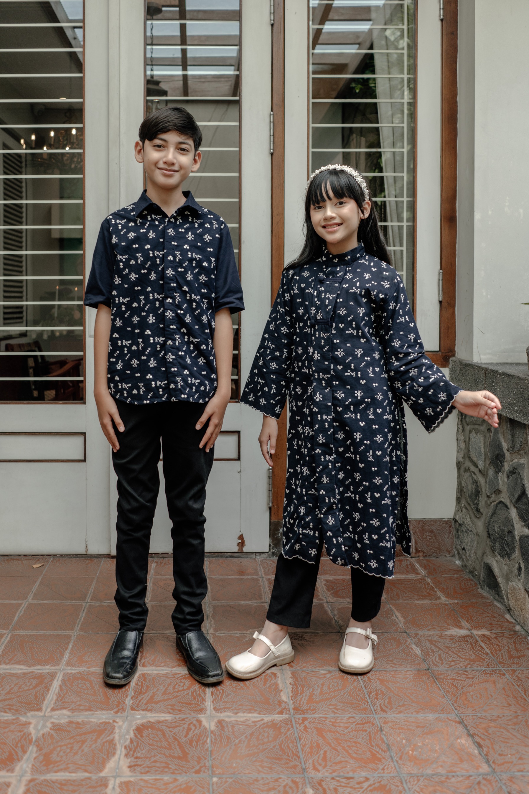 Dama Kara Kusuma Shirt Shortsleeve Kids
