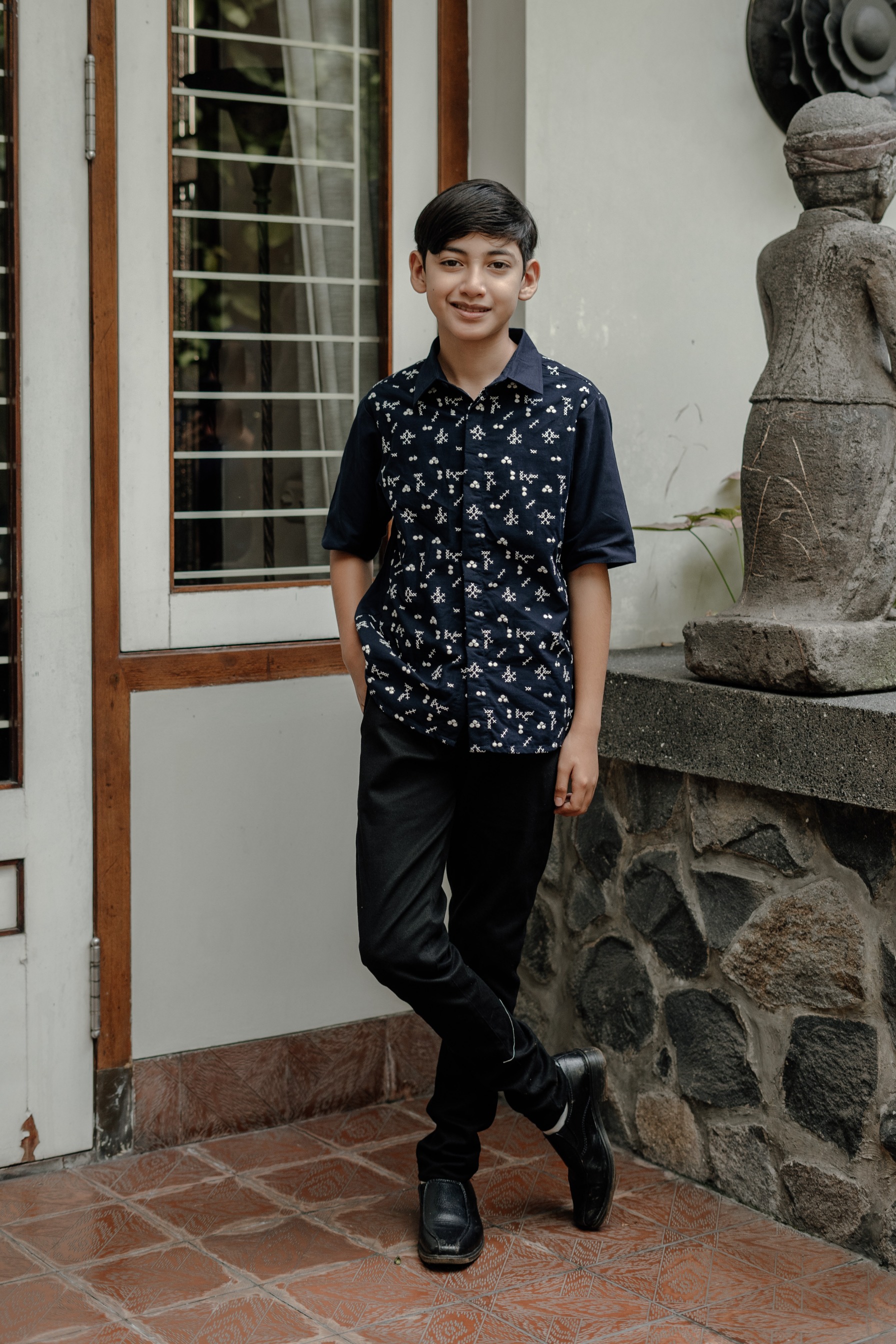 Dama Kara Kusuma Shirt Shortsleeve Kids