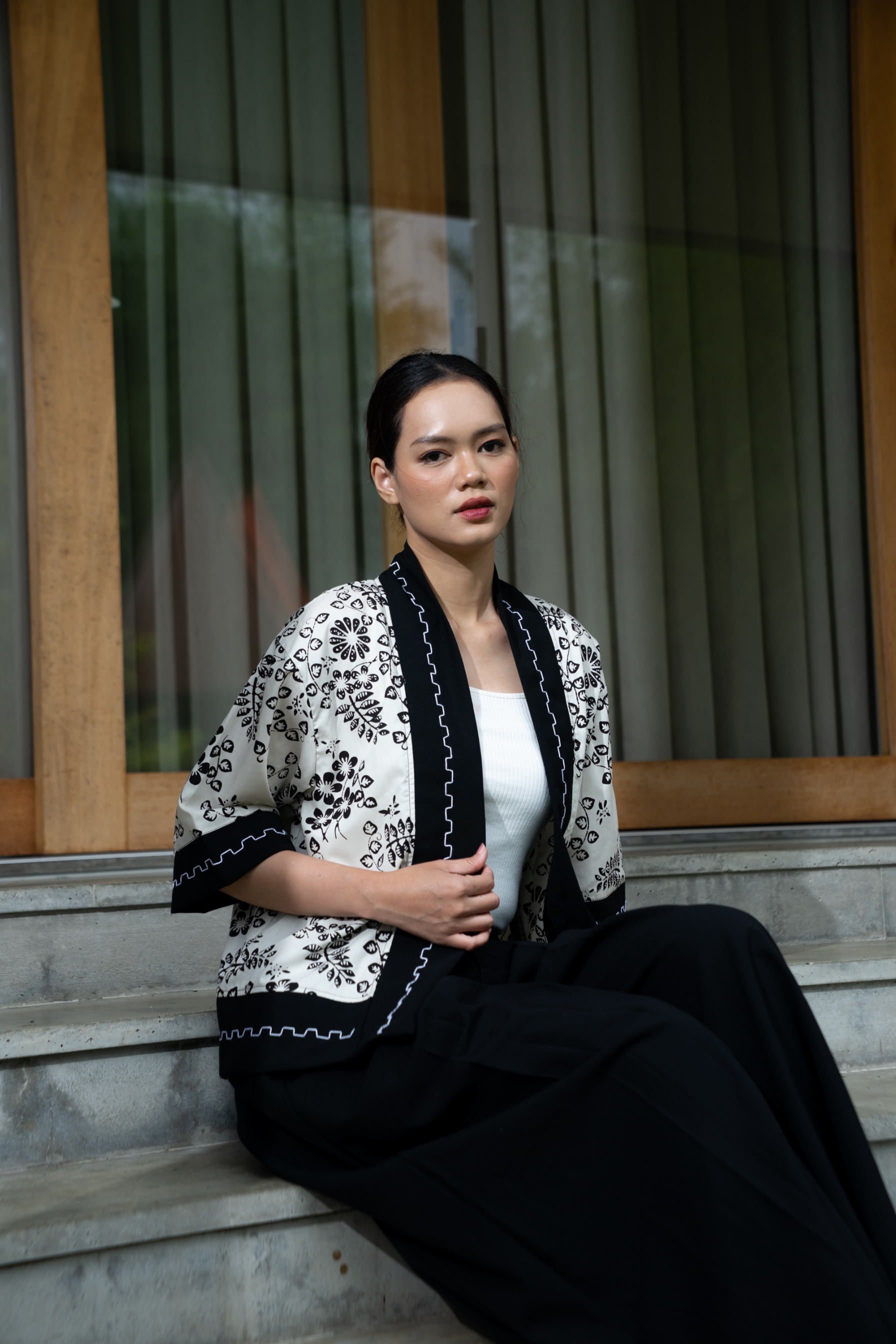 Dama Kara Arunika Kimono Sashiko