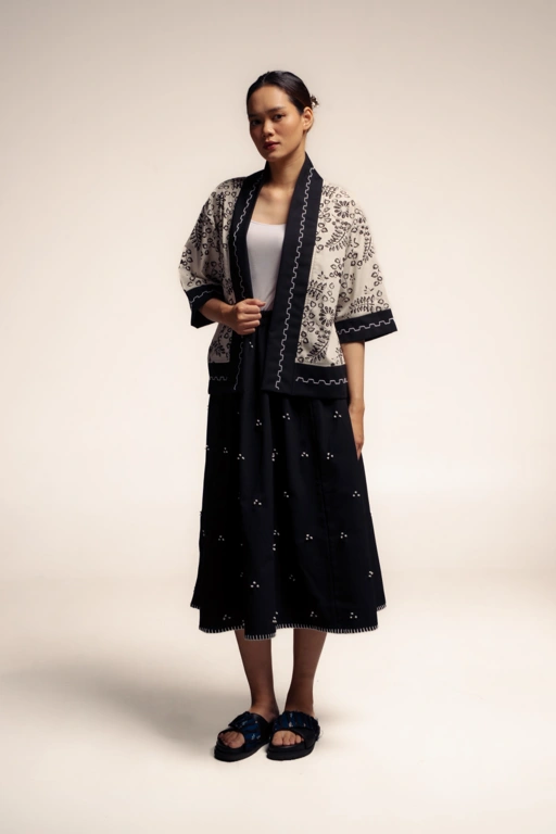 Image of Dama Kara Arunika Kimono Sashiko