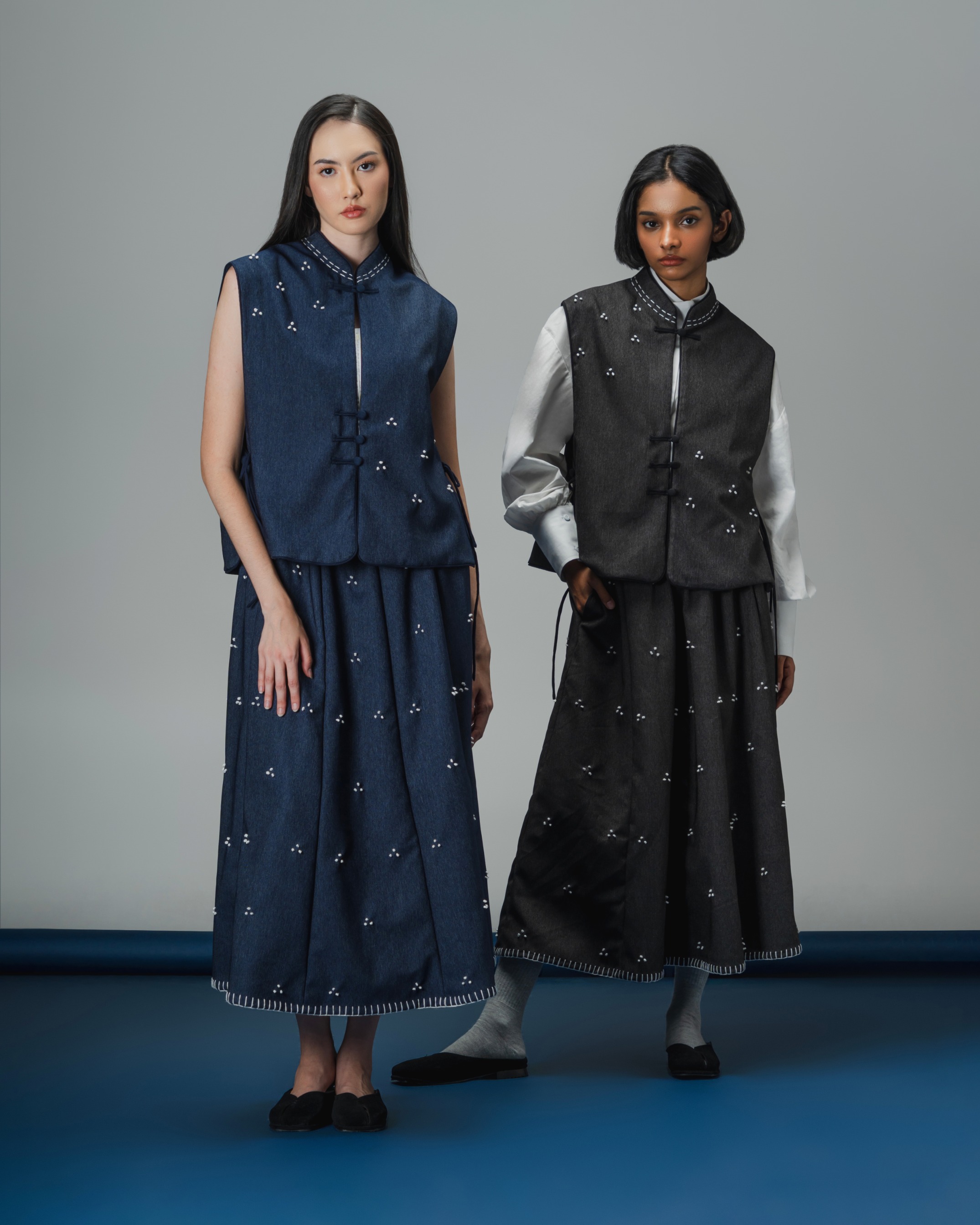 Dama Kara Rintik H-Line Vest