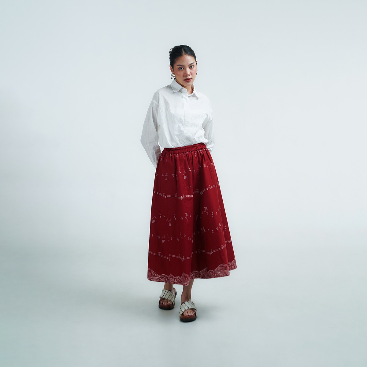 Dama Kara Kembali Panel Skirt