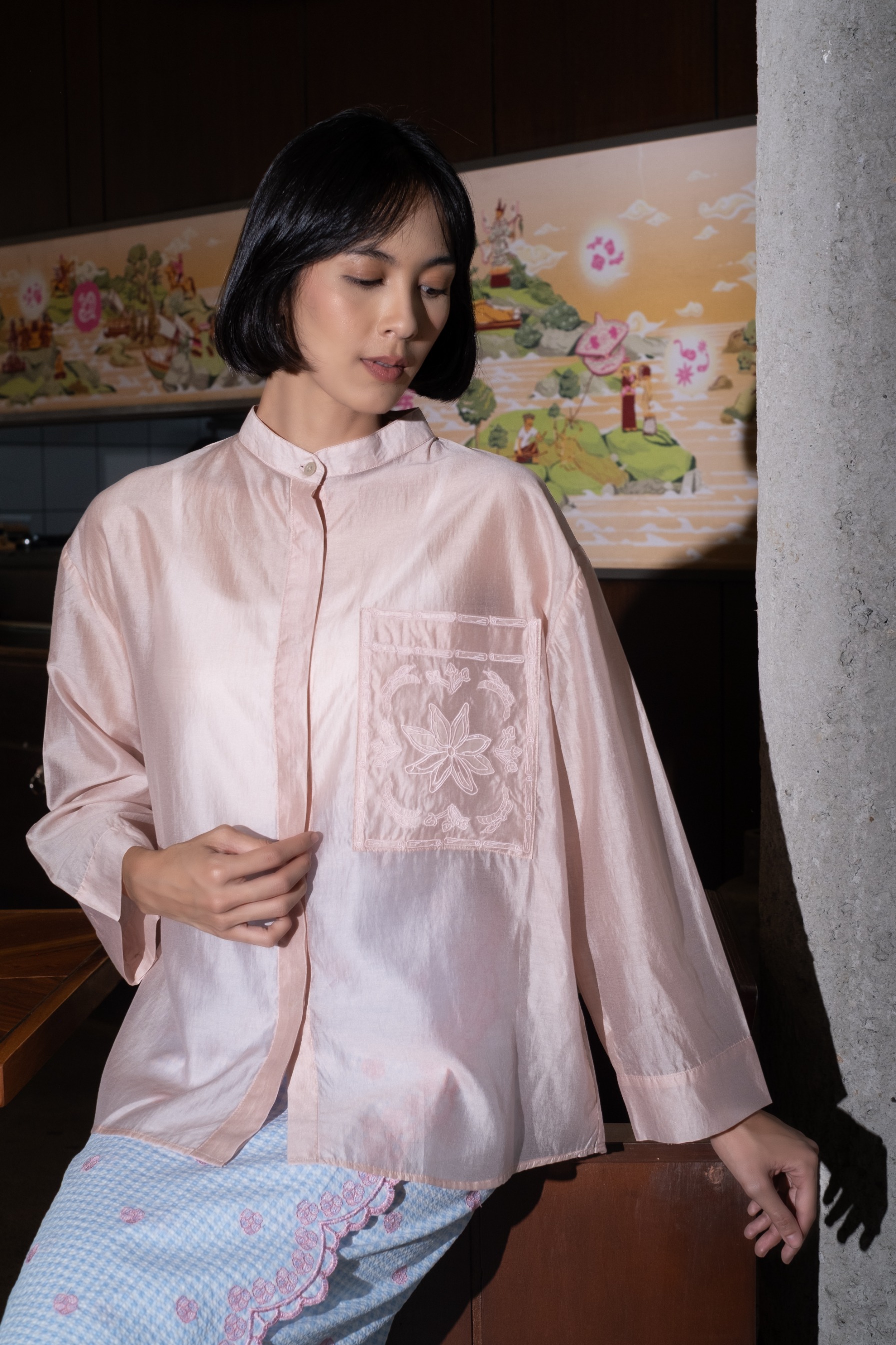 Dama Kara x Rempha-Rencah Blouse Longsleeve
