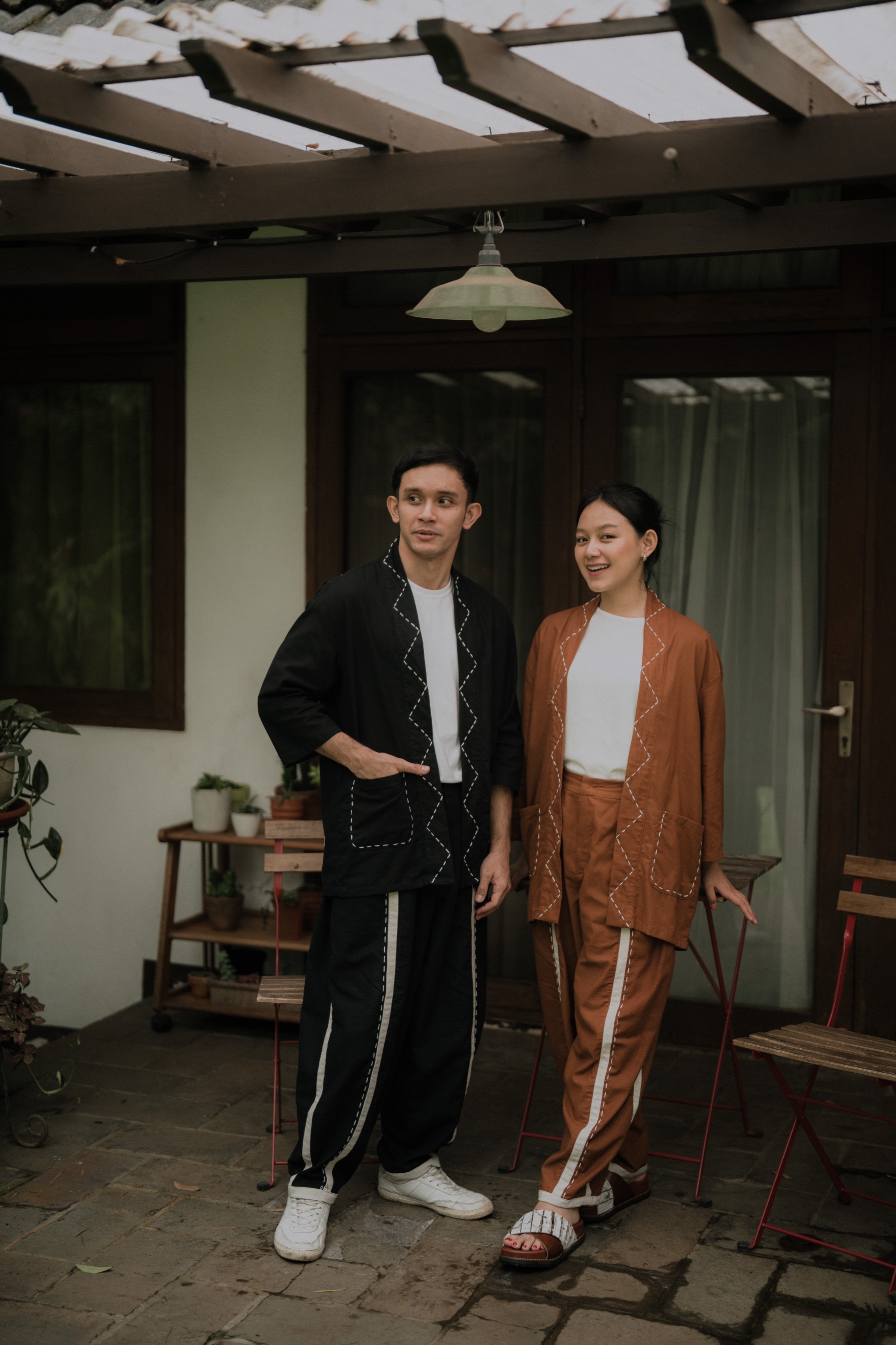 Dama Kara Jalin Outer Unisex Sashiko