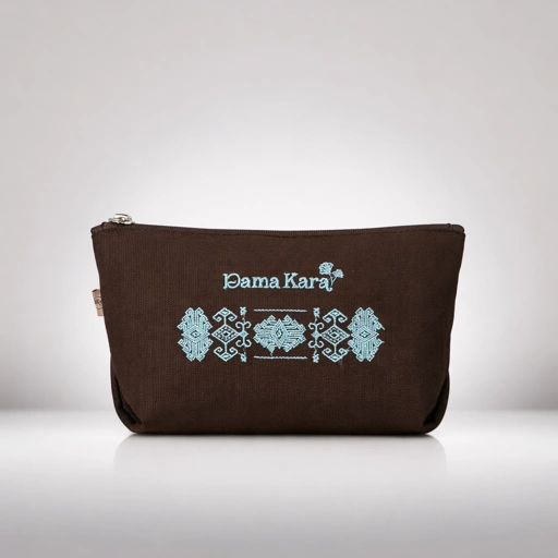 Image of Dama Kara Pouch Bordir Brown