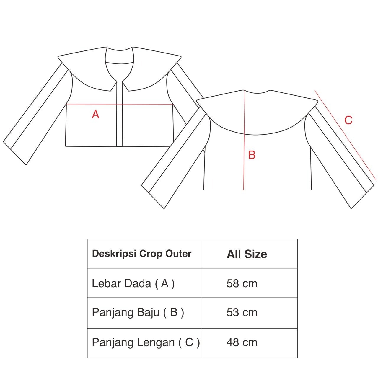 Dama Kara Lembayung Crop Outer