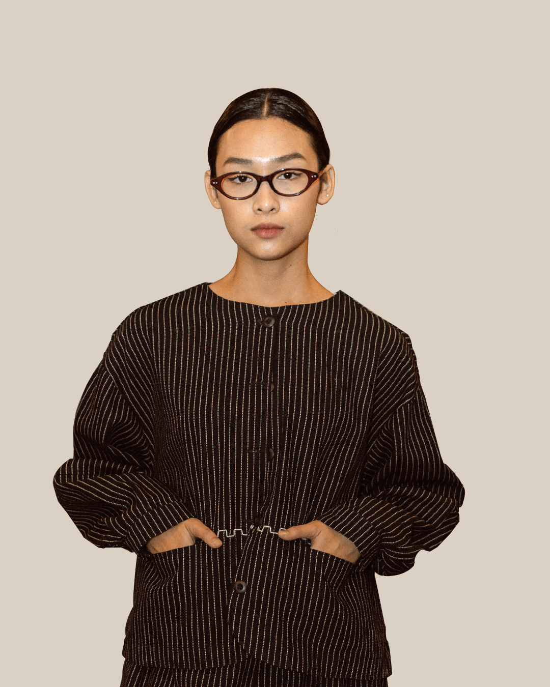 Dama Kara Sanggit Outer Sashiko Navy
