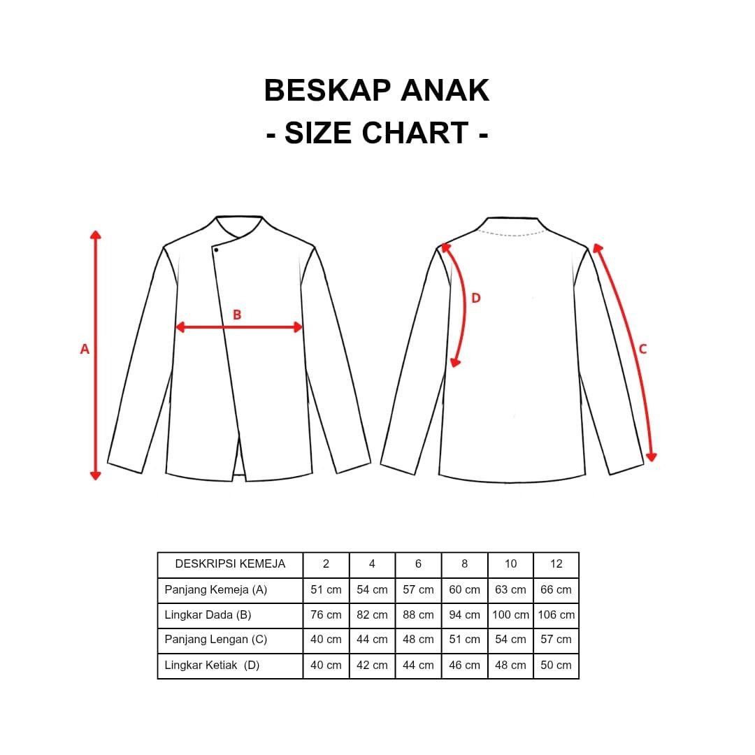 Dama Kara Ranum Beskap Kids