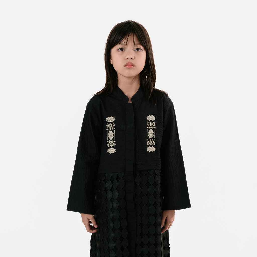 Dama Kara Aksata Embroidery Tunik Kids
