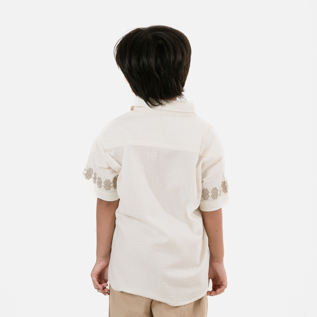 Dama Kara Aksata Embroidery Shirt Kids