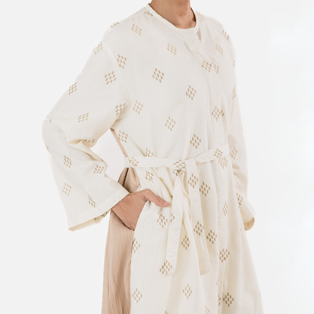 Dama Kara Arkana Embroidery Tunik
