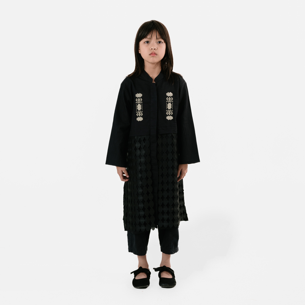 Dama Kara Aksata Embroidery Tunik Kids