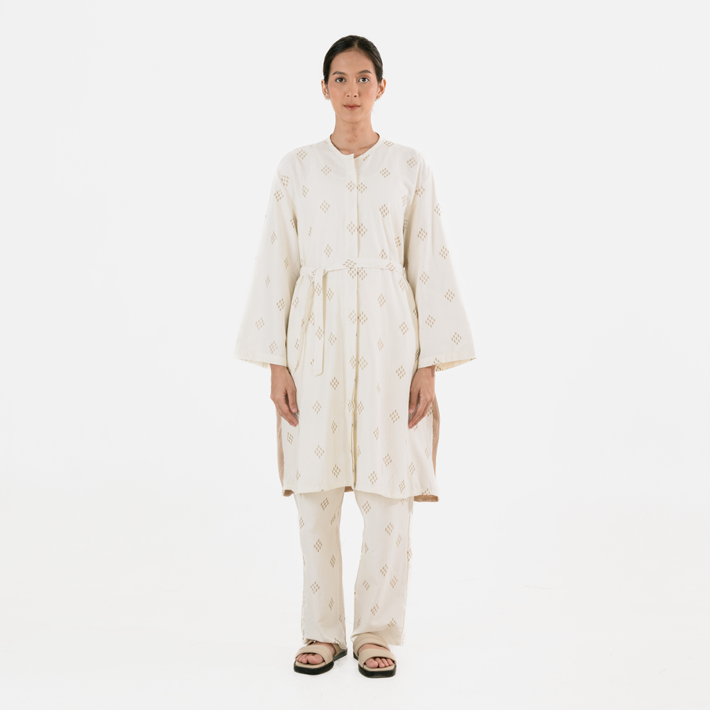 Dama Kara Arkana Embroidery Tunik
