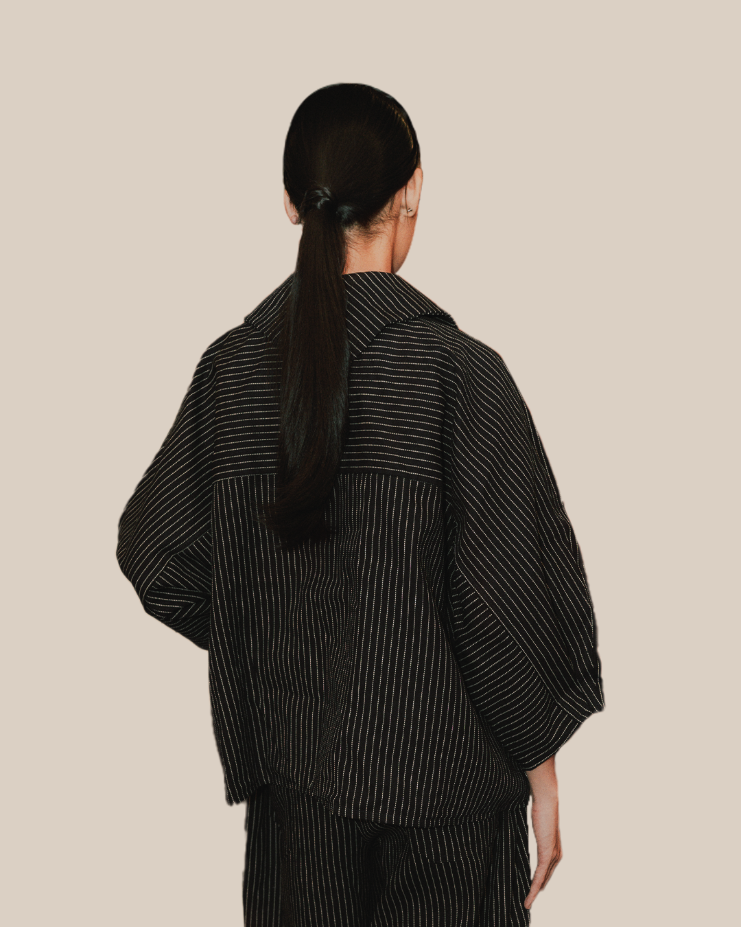 Dama Kara Sanggit Jacket Sashiko Navy