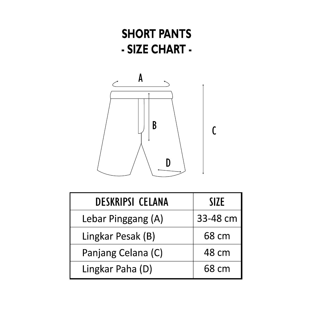 Dama Kara Suar Short Pants Zipper