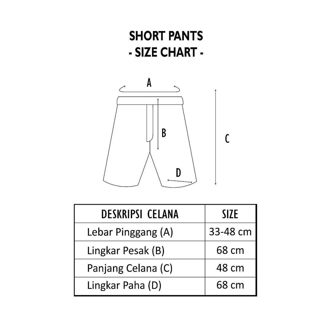 Dama Kara Suar Short Pants Rubber