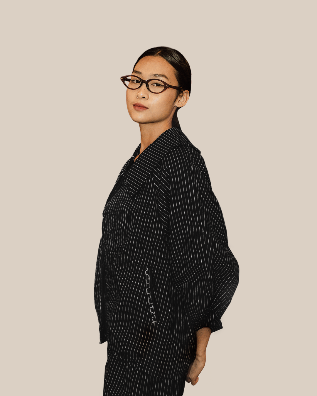Dama Kara Sanggit Jacket Sashiko Navy