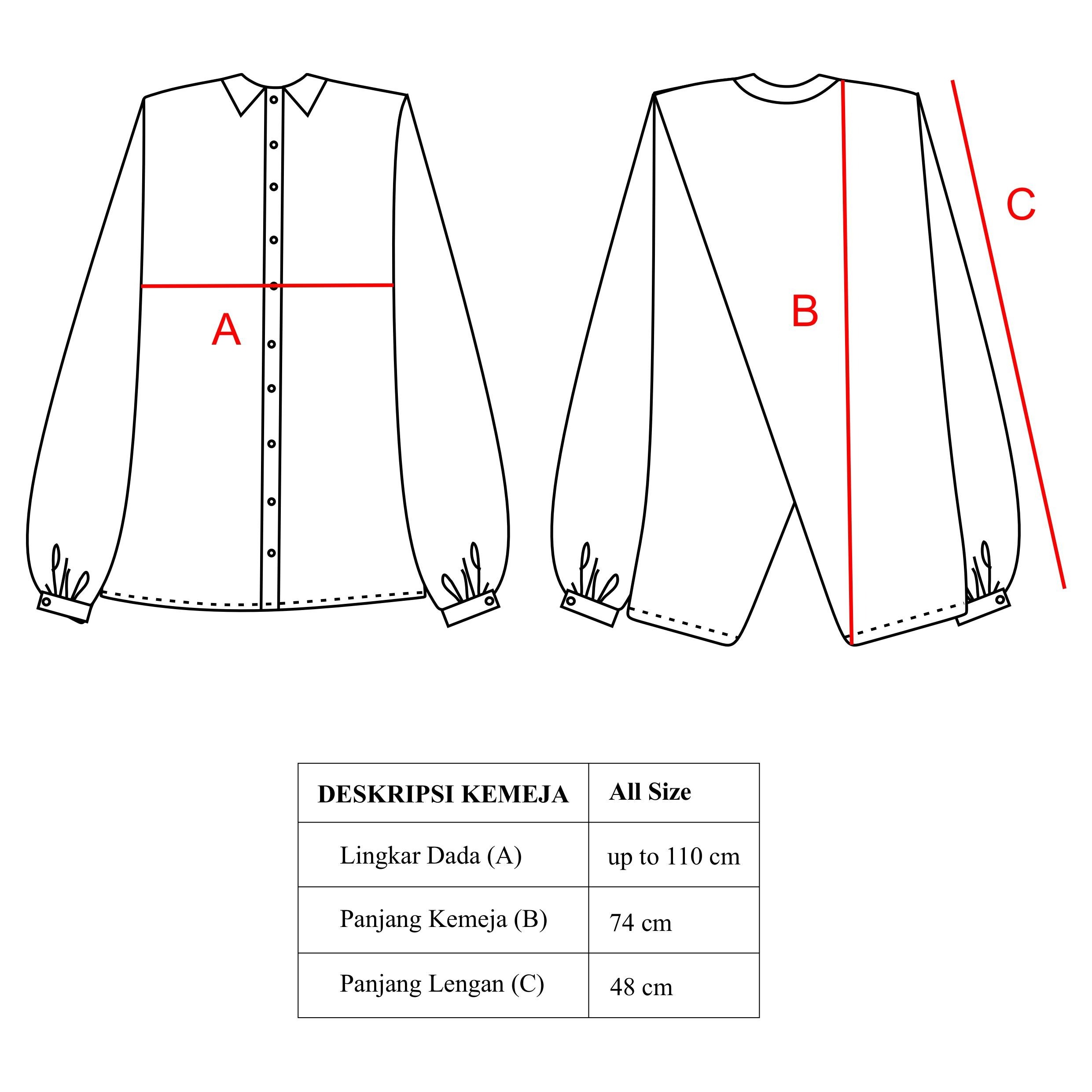 Dama Kara Jalin Shirt Longsleeve Sashiko