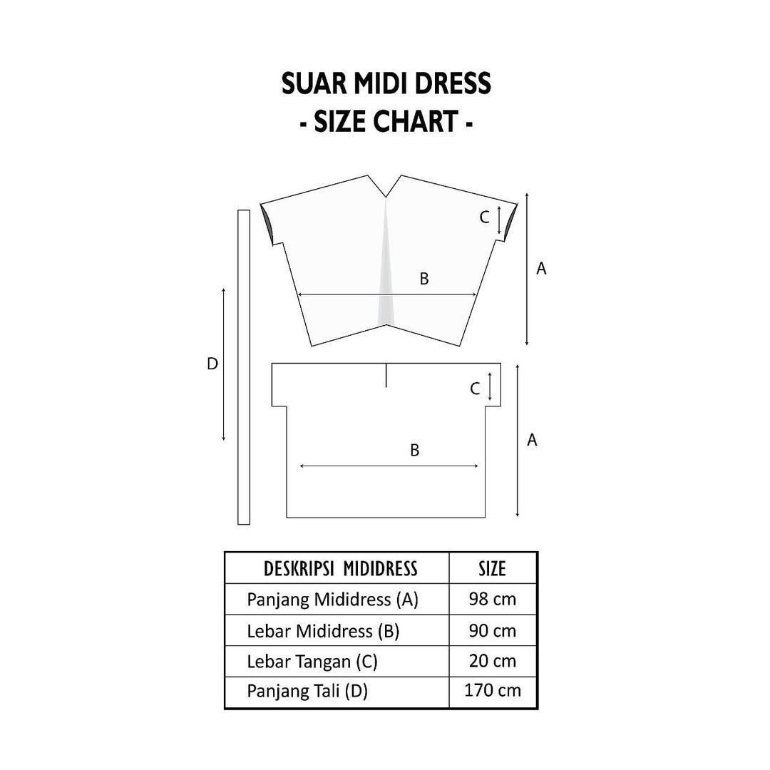 Dama Kara Suar Midi Dress