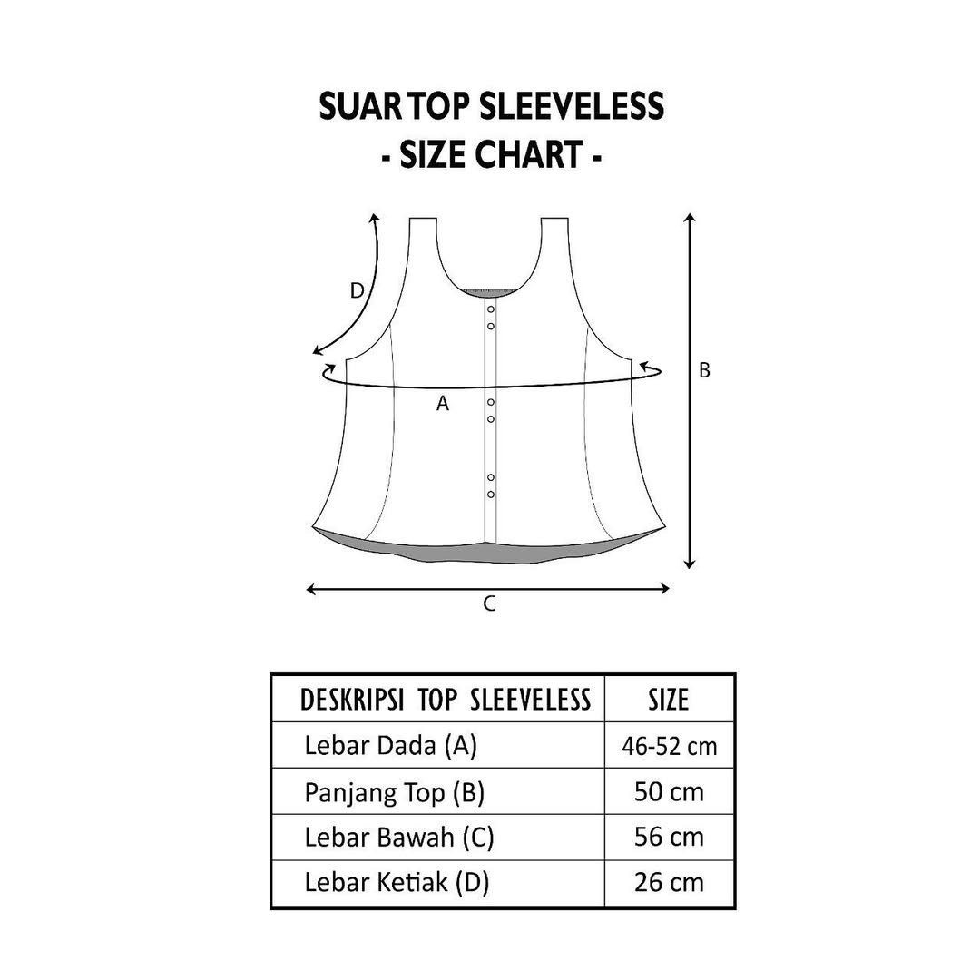 Dama Kara Suar Top Sleeveless