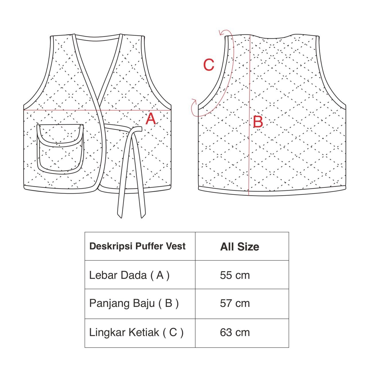 Dama Kara Gayatri Puffer Vest
