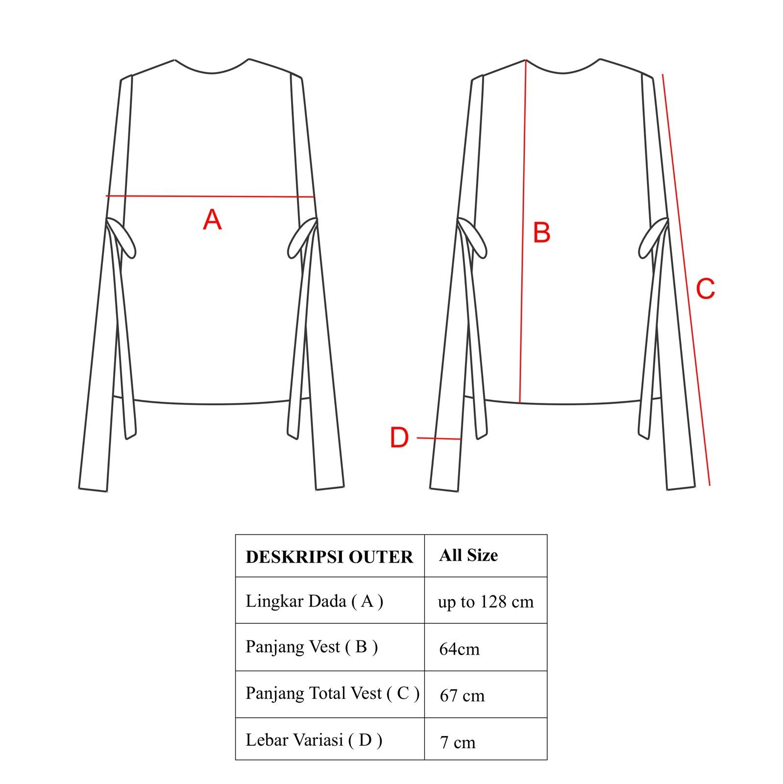 Dama Kara Basic Outer Lace Pleats