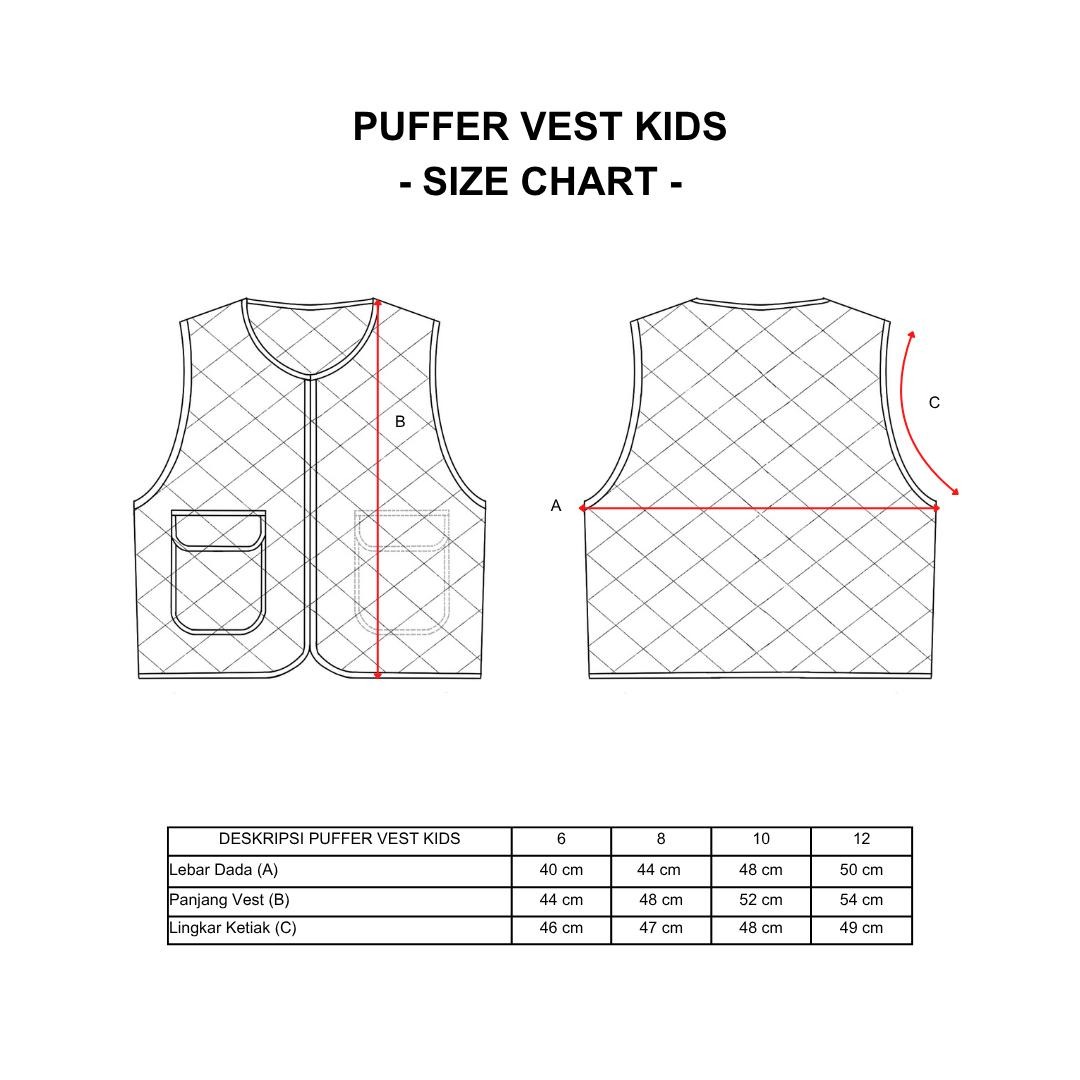 Dama Kara Gayatri Puffer Vest Kids