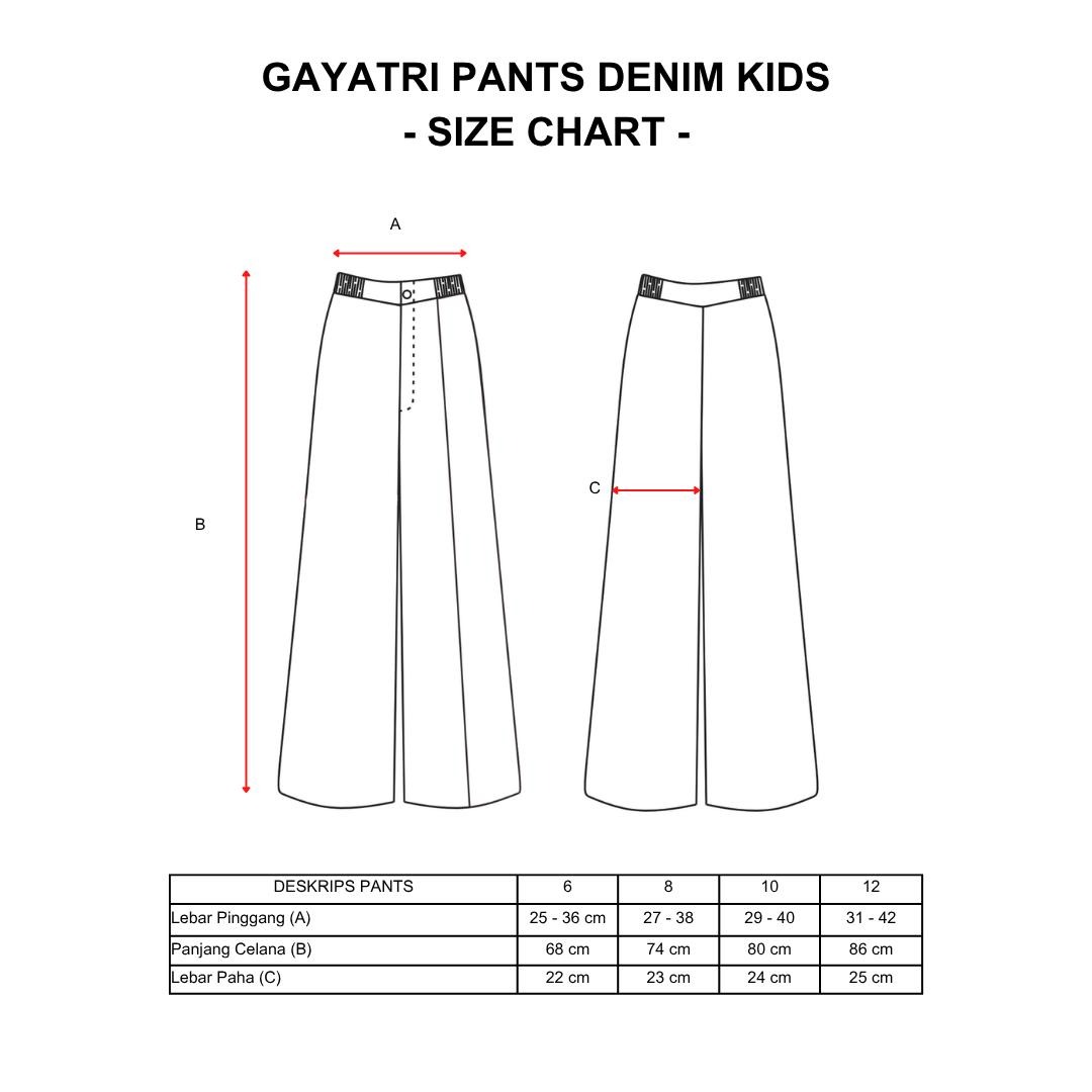 Dama Kara Gayatri Pants Denim Kids