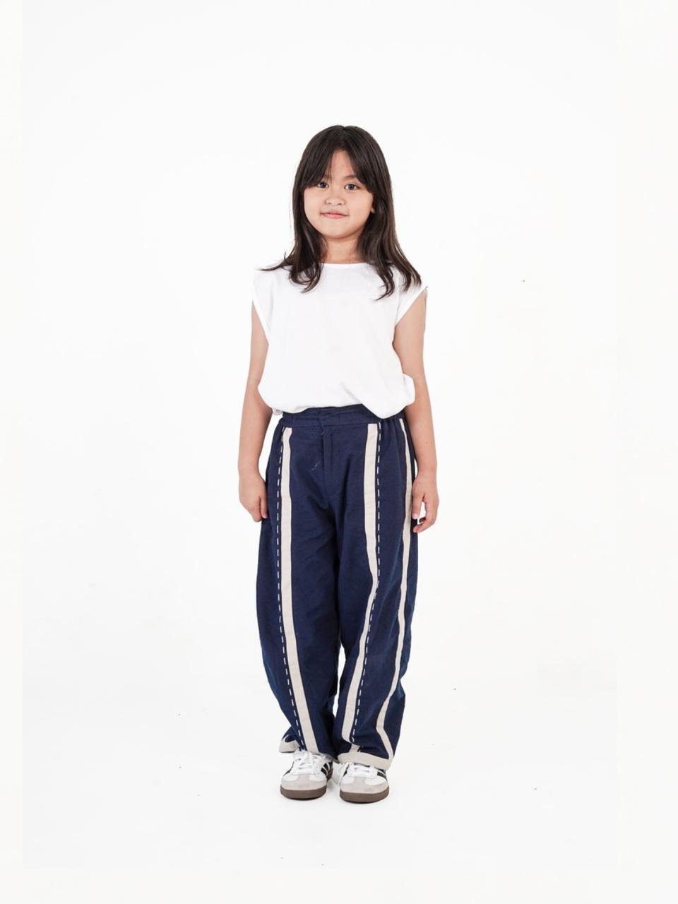 Dama Kara Jalin Pants Sashiko Kids