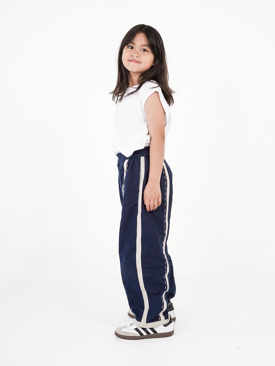 Dama Kara Jalin Pants Sashiko Kids