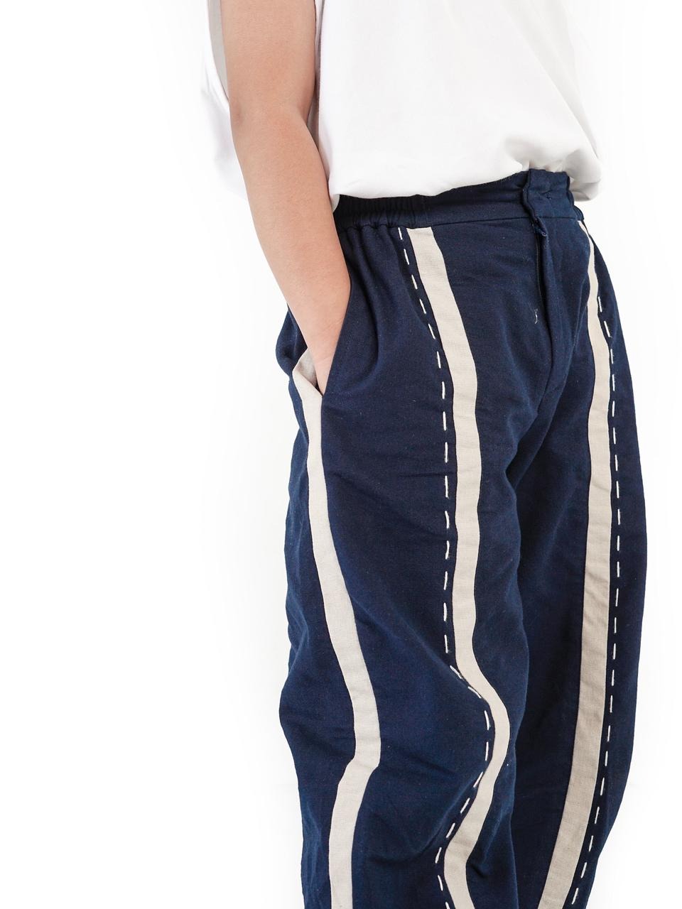 Dama Kara Jalin Pants Sashiko Kids