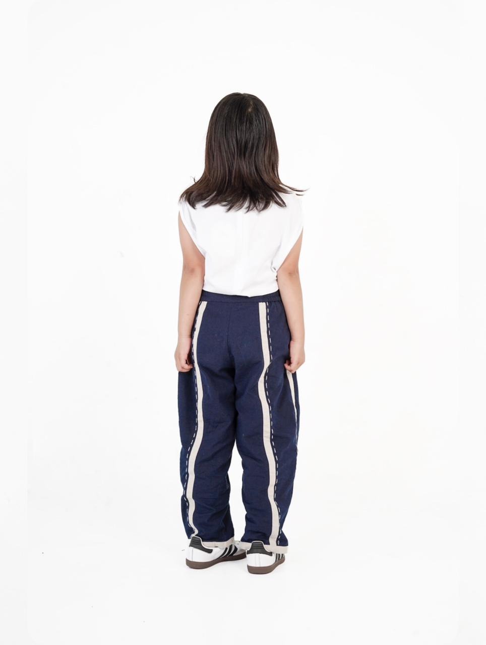 Dama Kara Jalin Pants Sashiko Kids