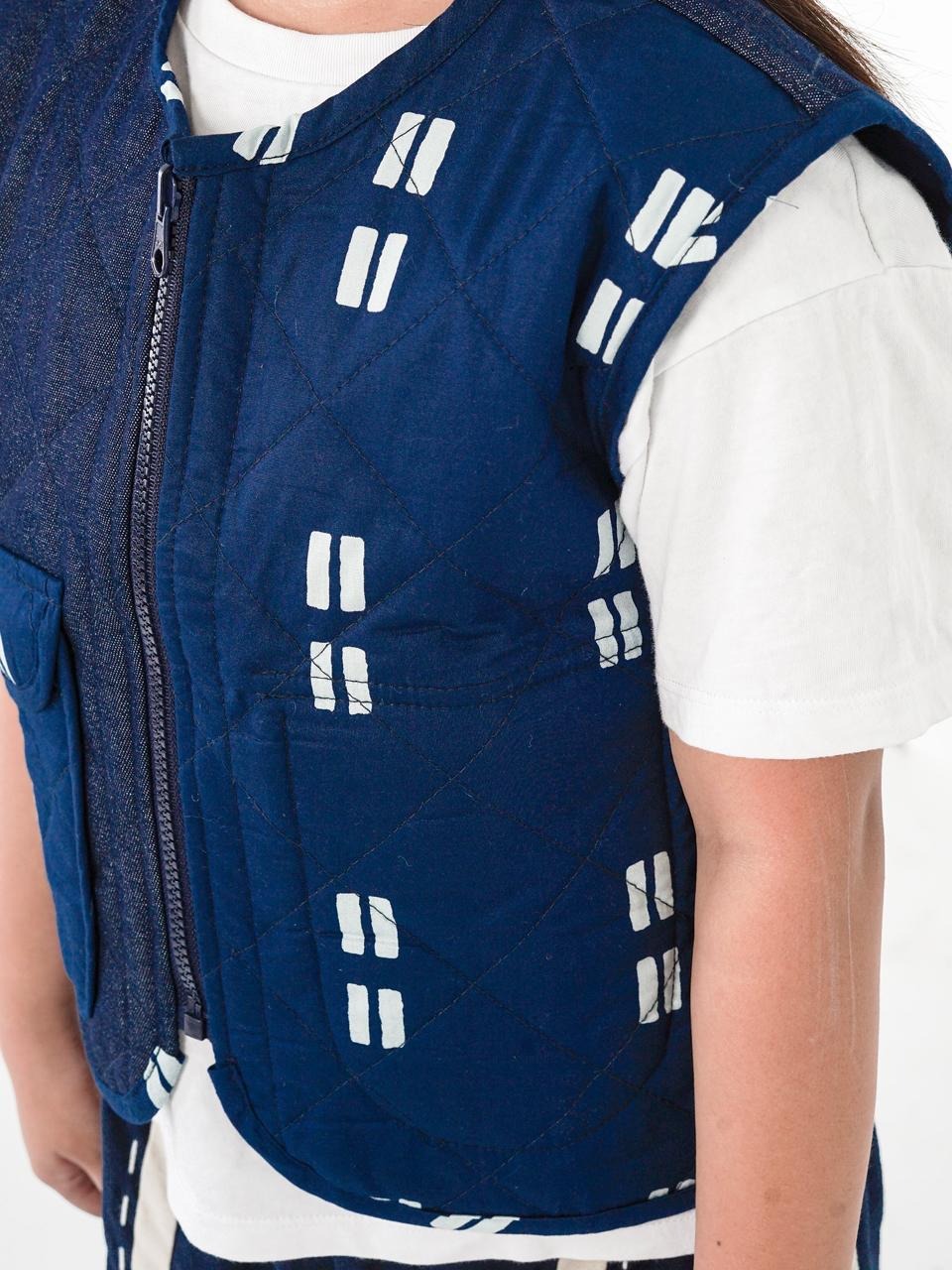 Dama Kara Gayatri Puffer Vest Kids