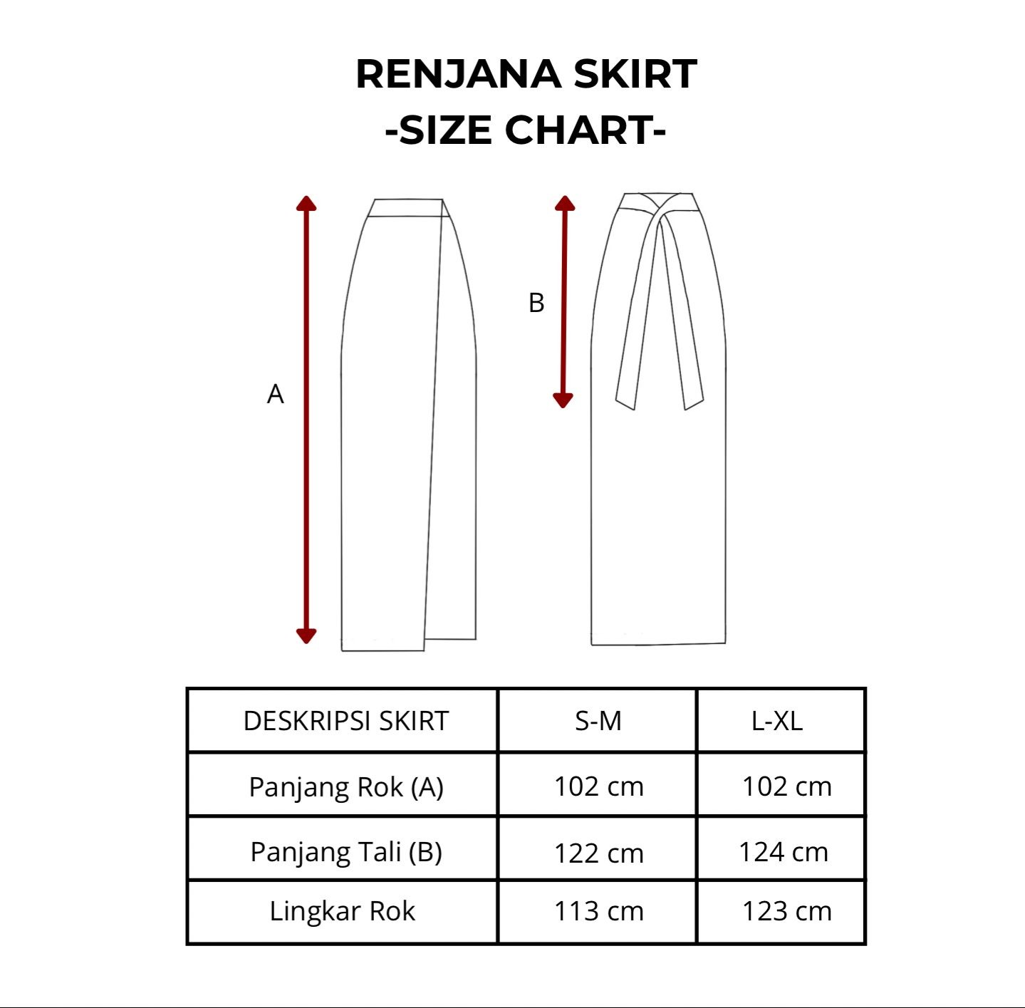 Dama Kara Renjana Skirt