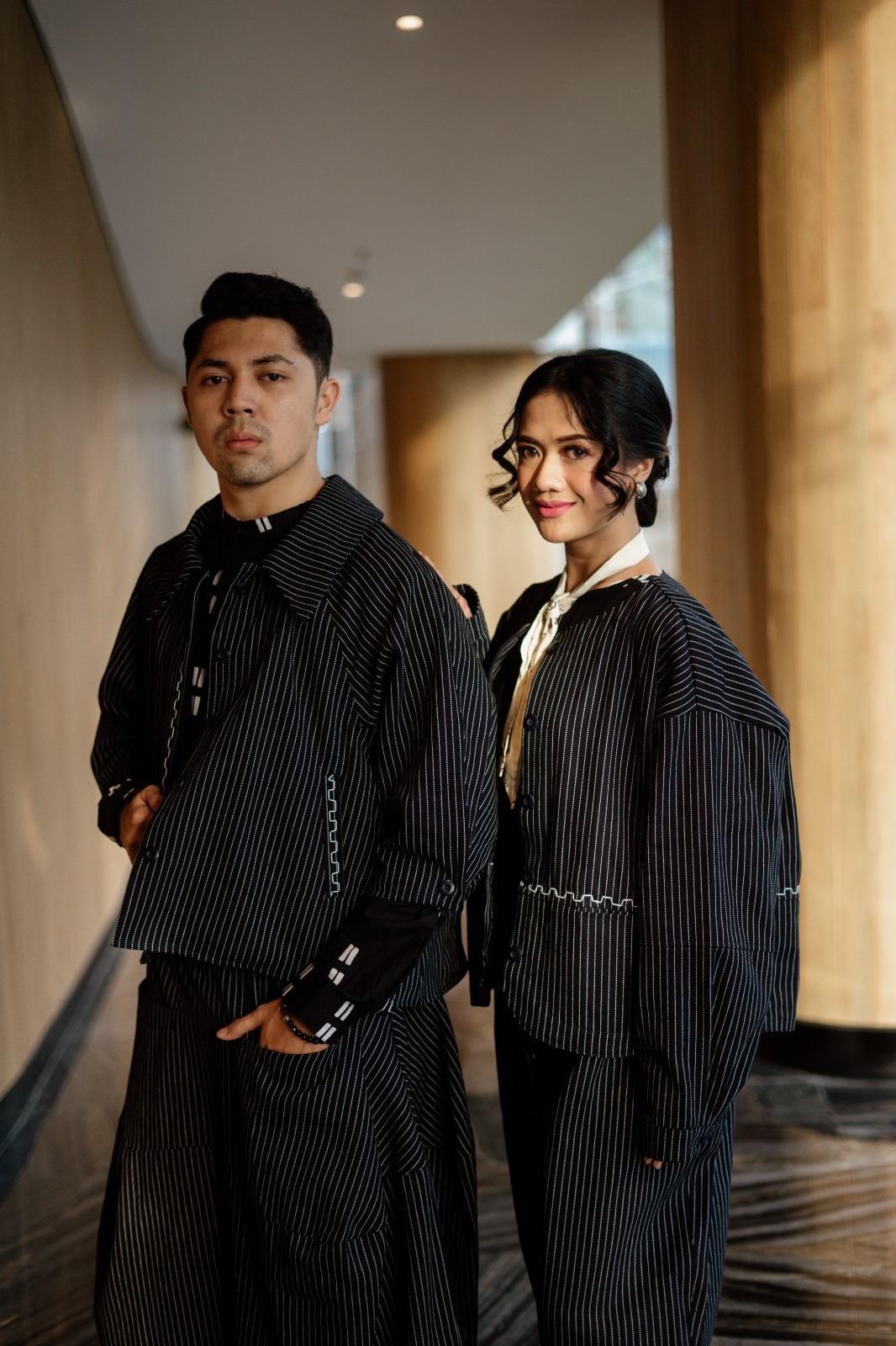 Dama Kara Sanggit Jacket Sashiko Navy