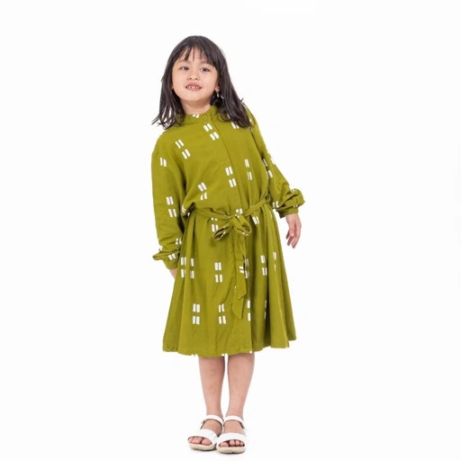 Image of Dama Kara Gayatri Top Tunik Longsleeve Kids - Minor Defect