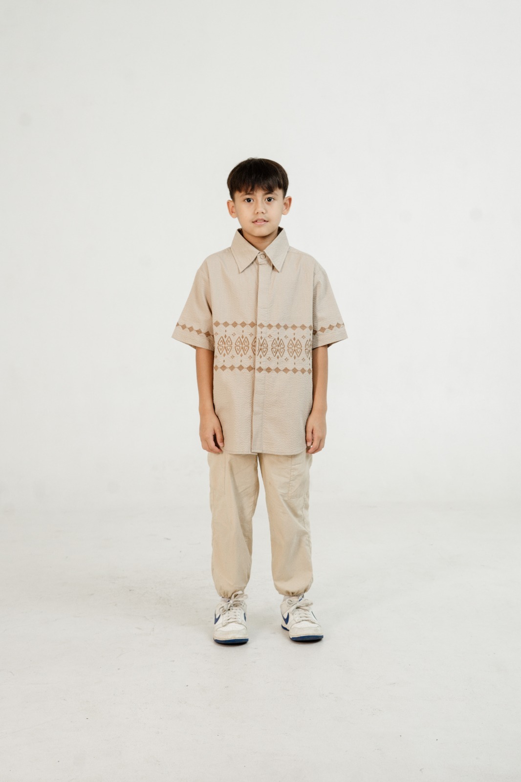 Dama Kara Kaimana Kemeja Embroidery Kids