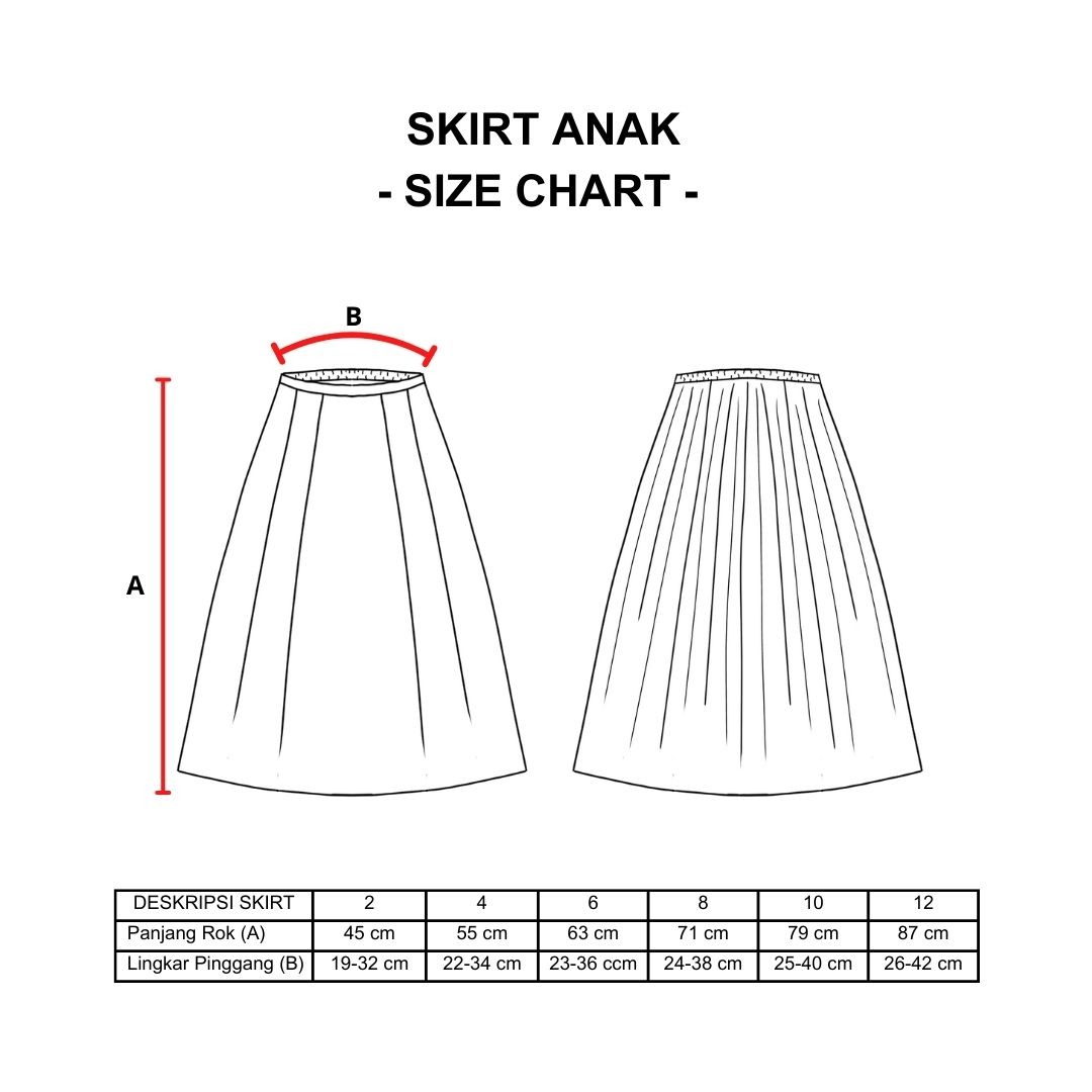 Dama Kara Kembali Skirt Kids