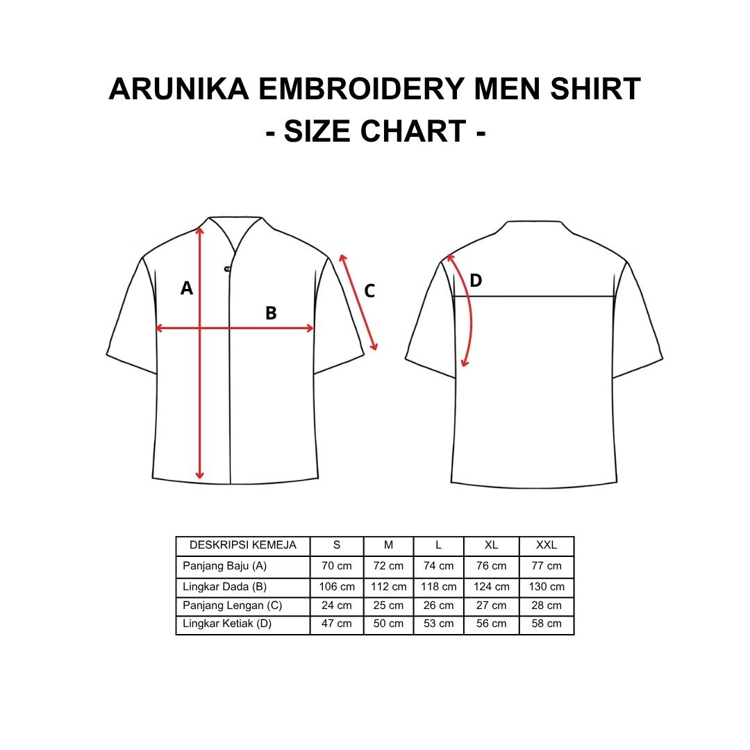 Dama Kara Arunika Embroidery Men Shirt