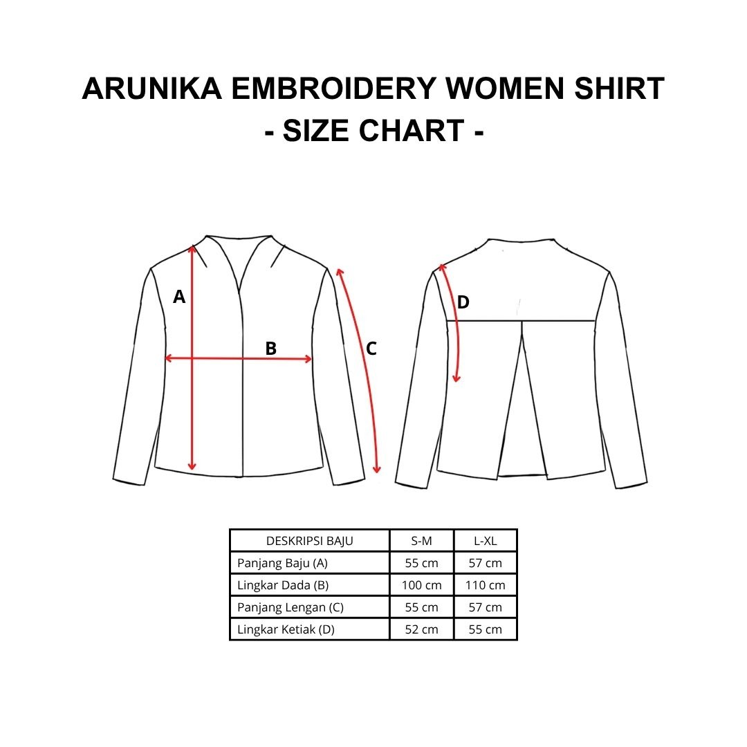 Dama Kara Arunika Embroidery Women Shirt