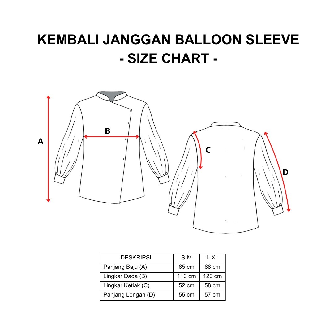 Dama Kara Kembali Janggan Balloon Sleeve