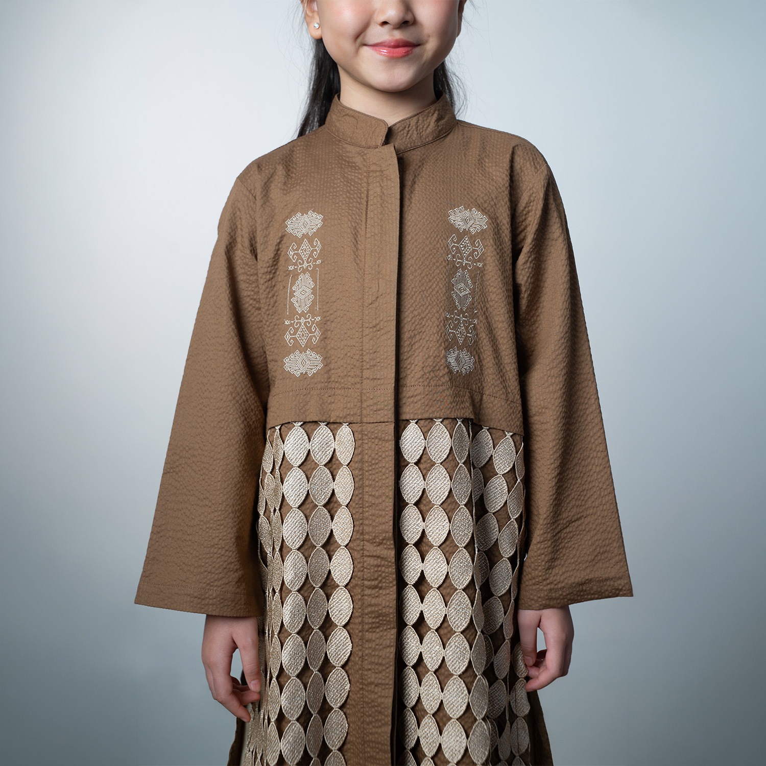 Dama Kara Aksata Embroidery Tunik Kids
