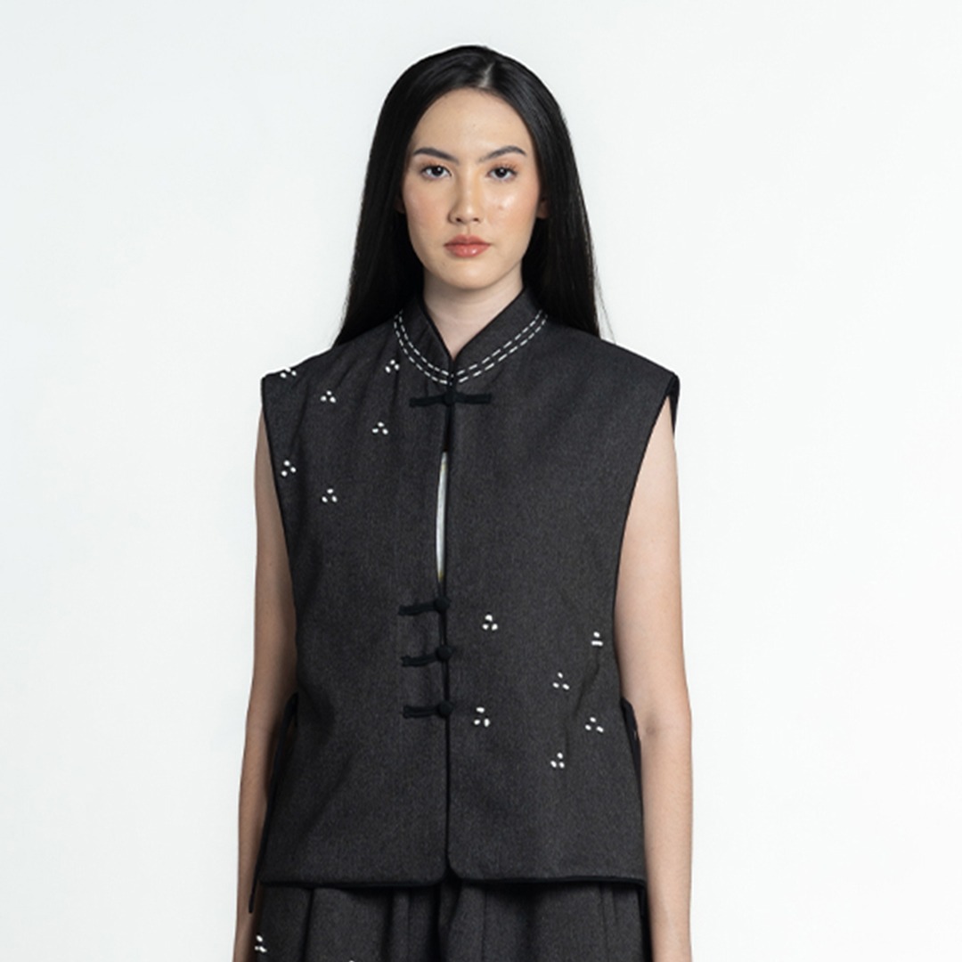 Dama Kara Rintik H-Line Vest