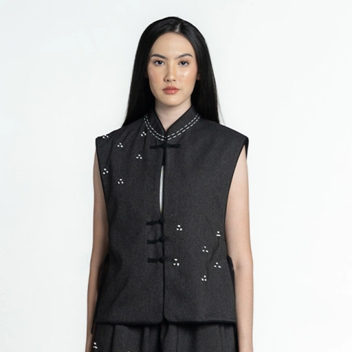 Dama Kara Rintik H-Line Vest
