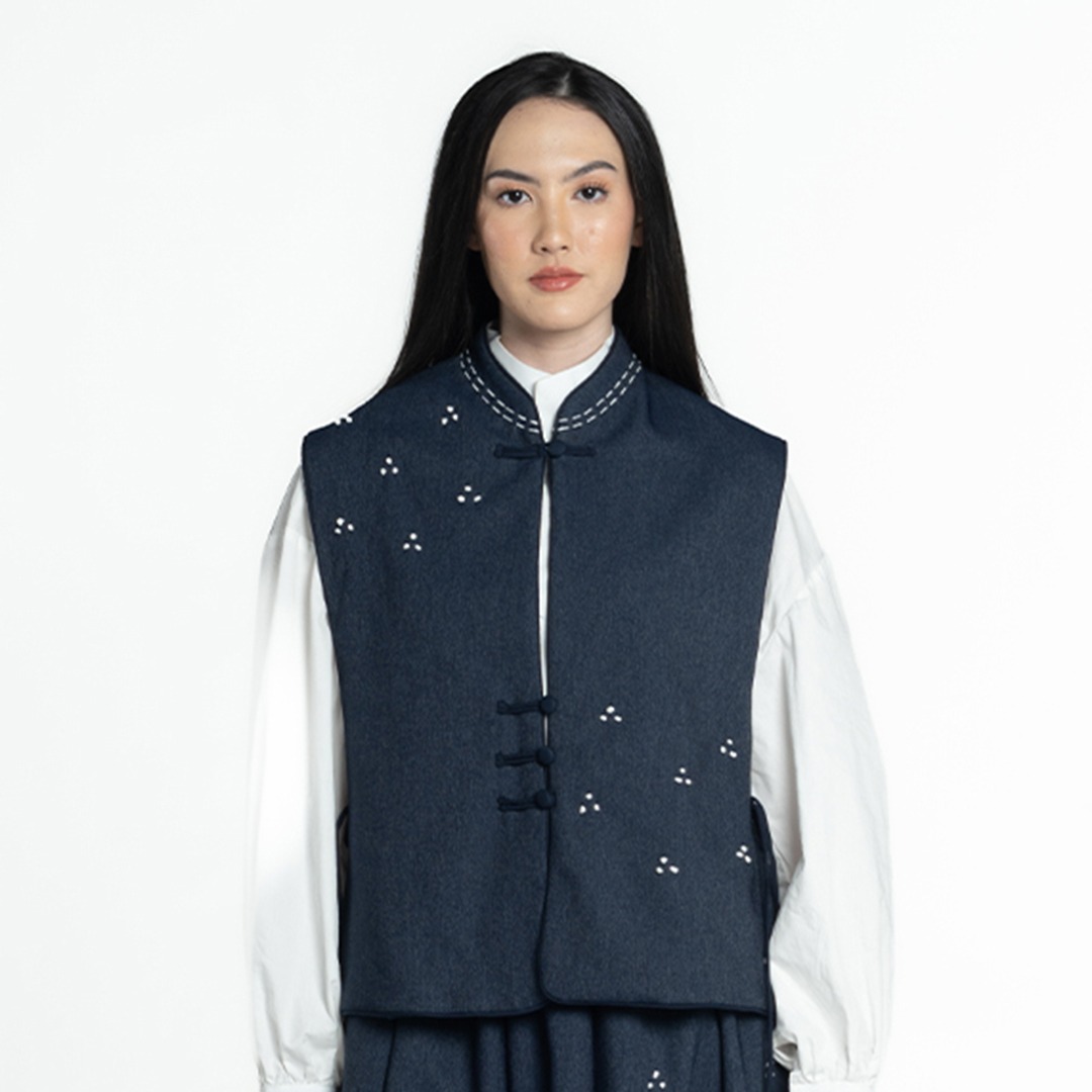 Dama Kara Rintik H-Line Vest