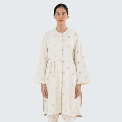Dama Kara Arkana Embroidery Tunik